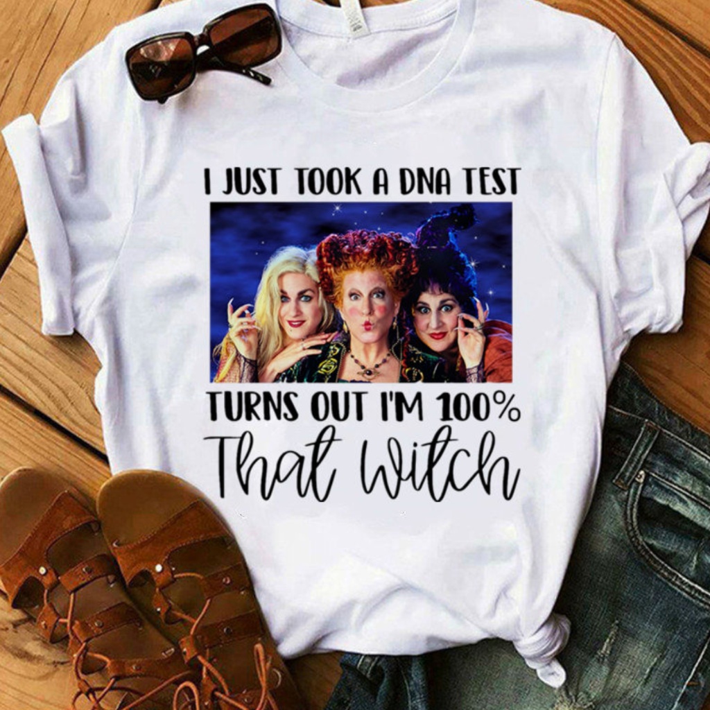 New Womens Hocus Pocus Dna Test Top Size SXl